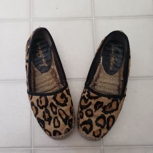 Sam Edelman Lynn Leopard Calf Hair Espadrilles